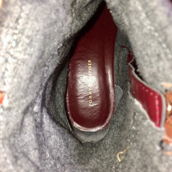 Tommy Hilfiger Brown Lace Up Boots - Picture 5 of 6